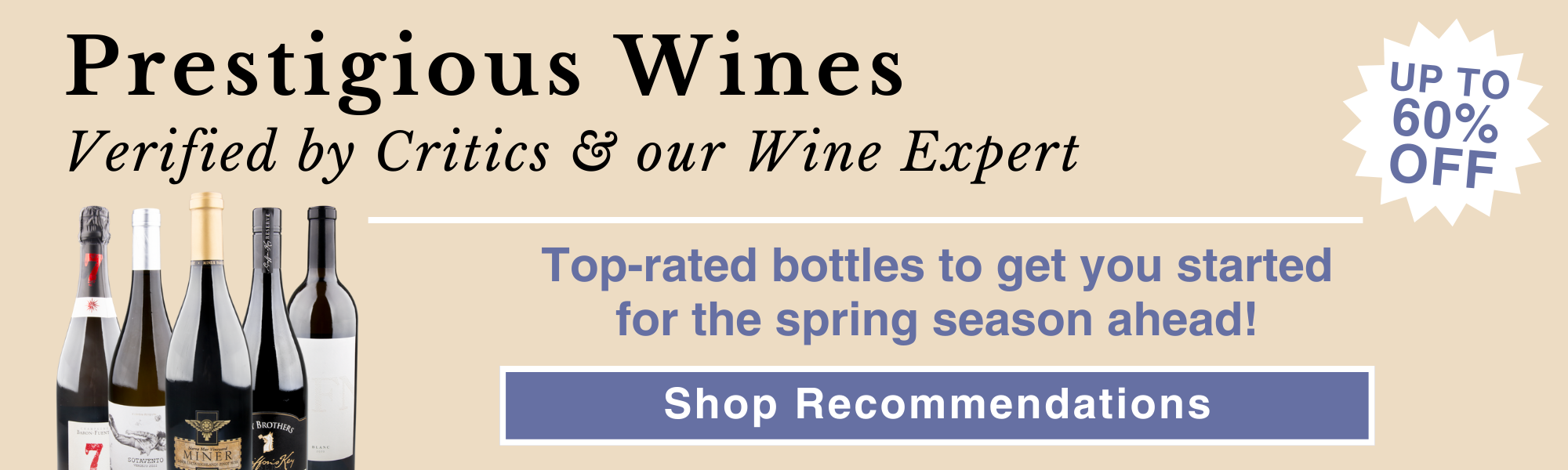 Ed's March Picks: Prestigious Wines